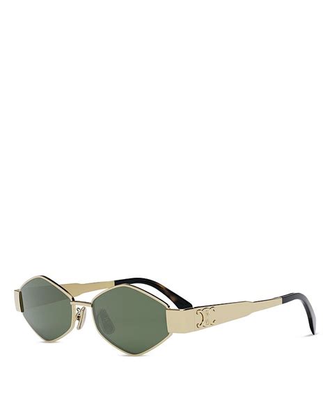 celine square metal bar sunglasses